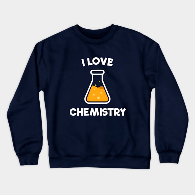 I Love Chemistry Retro Vintage Style Crewneck Sweatshirt by happinessinatee